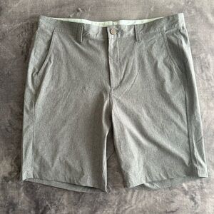 Share Free Fly Hybrid Shorts II Graphite Grey Men's 36 Inseam 9" Comfort Casual